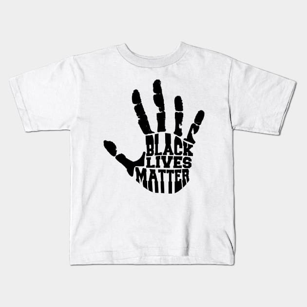 Black live matter Kids T-Shirt by zebra13